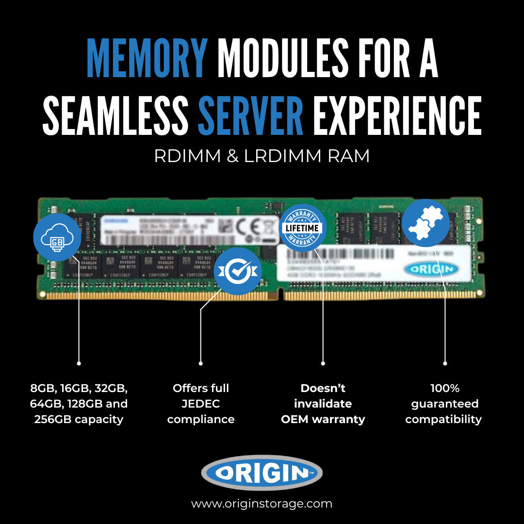 Origin Storage 32GB DDR5 6400MHz RDIMM 2Rx8 ECC 1.1V - image 6