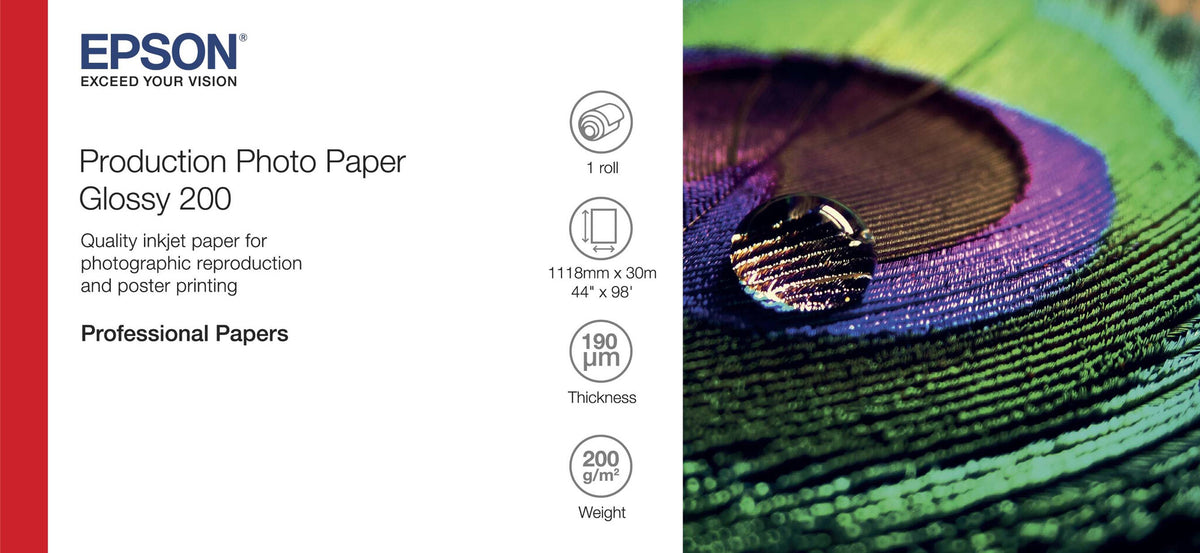Epson Photo Paper Glossy 200 White Gloss | Back to the Office