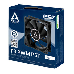 ARCTIC F8 PWM PST Computer case Fan 8 cm Black 1 pc(s)