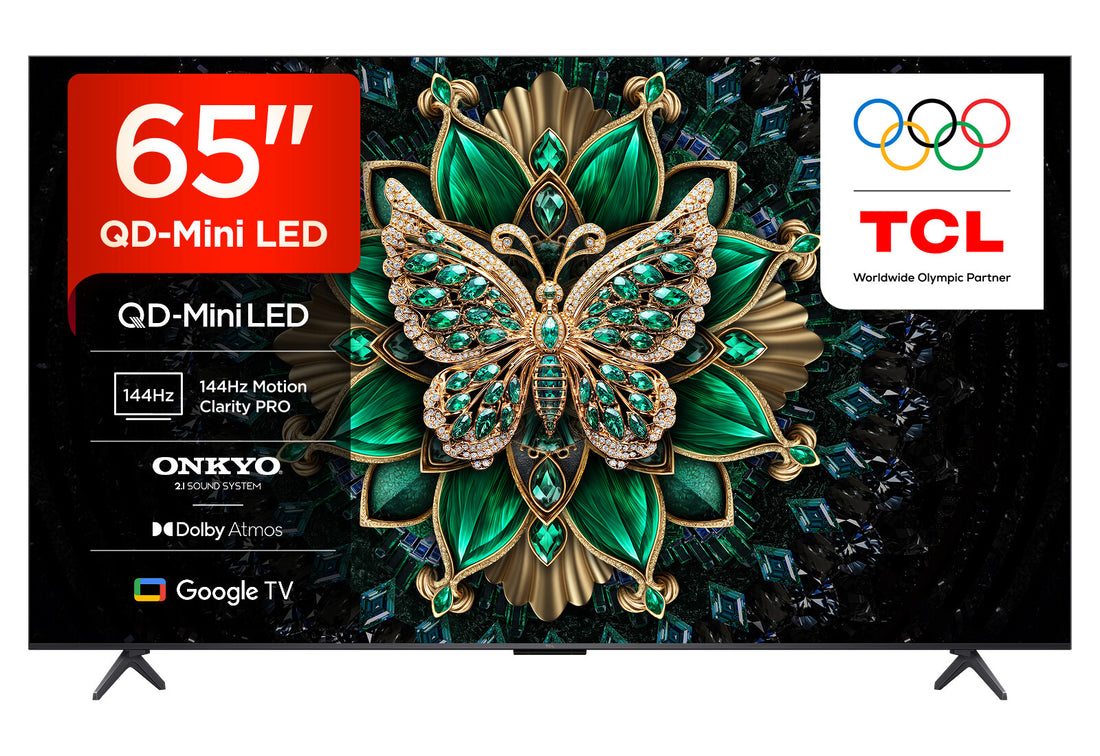 TCL C6K 65" Premium QD-Mini LED 144Hz 4K HDR Smart Google TV