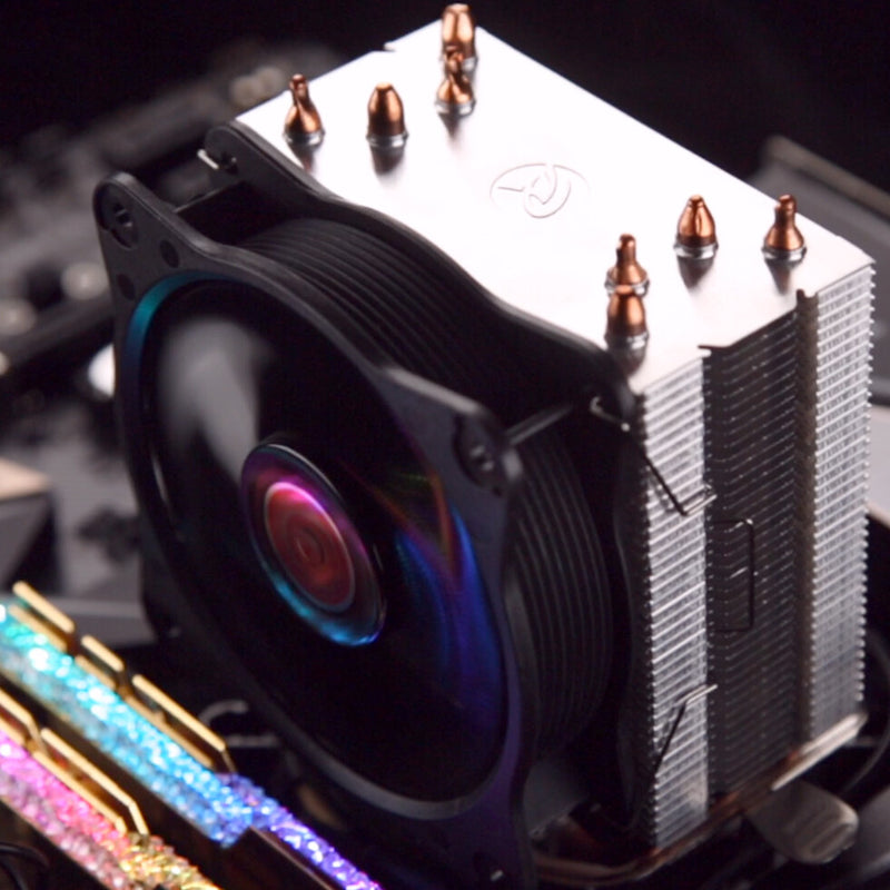 RAIJINTEK AIDOS II Processor Liquid cooling kit 10 cm Black 2 pc(s)