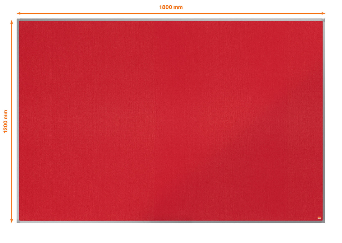 Nobo 1904068 insert notice board Indoor Red Aluminium - image 4