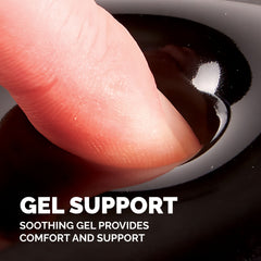 Fellowes Crystal Gel Mousepad Wrist Support Blk