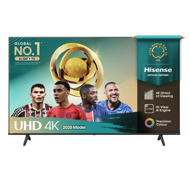 Hisense 58" A6QTUK 4K Ultra HD Smart TV with Freely