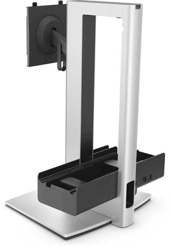 DELL Pro Slim OSS25 68.6 cm (27") Desk Black, Silver