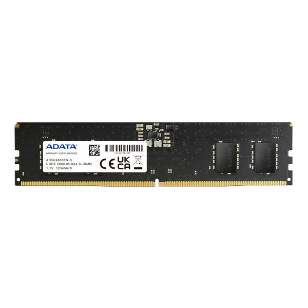 ADATA AD5U48008G-S memory module 8 GB 1 x 8 GB DDR5 288-pin DIMM ECC