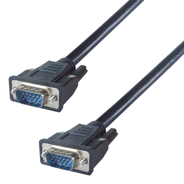 connektgear 2m VGA Monitor Connector Cable - Male to Male - Fully Wire ...