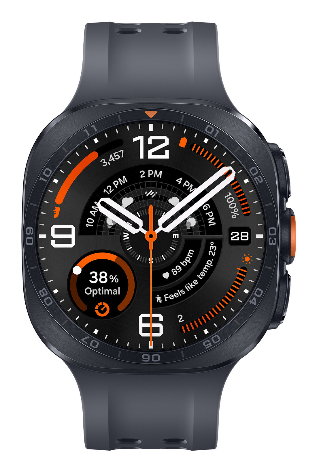 Samsung Galaxy Watch Ultra2 1.5" AMOLED 47 mm Digital 498 x 498 pixels Touchscreen 4G Grey Wi-Fi GPS - image 2