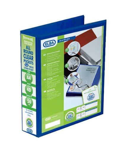 Elba 400008431 ring binder A4 Blue