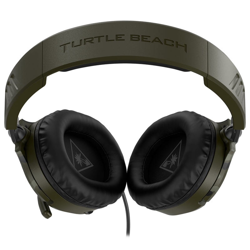 Turtle Beach Recon 70 Camo Green Wired Multiplatform Gaming Headset for PS5, PS4, Xbox Series X or S, Xbox One and Mobile with 3.5mm Wired Connection, Flip-to-Mute Mic, 40mm Speakers