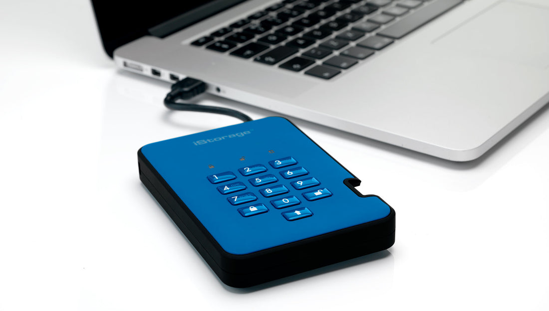 iStorage diskAshur² HDD 1TB Blue | Secure Portable Hard Drive |AES-XTS 256-bit Hardware Encryption | PIN - image 6