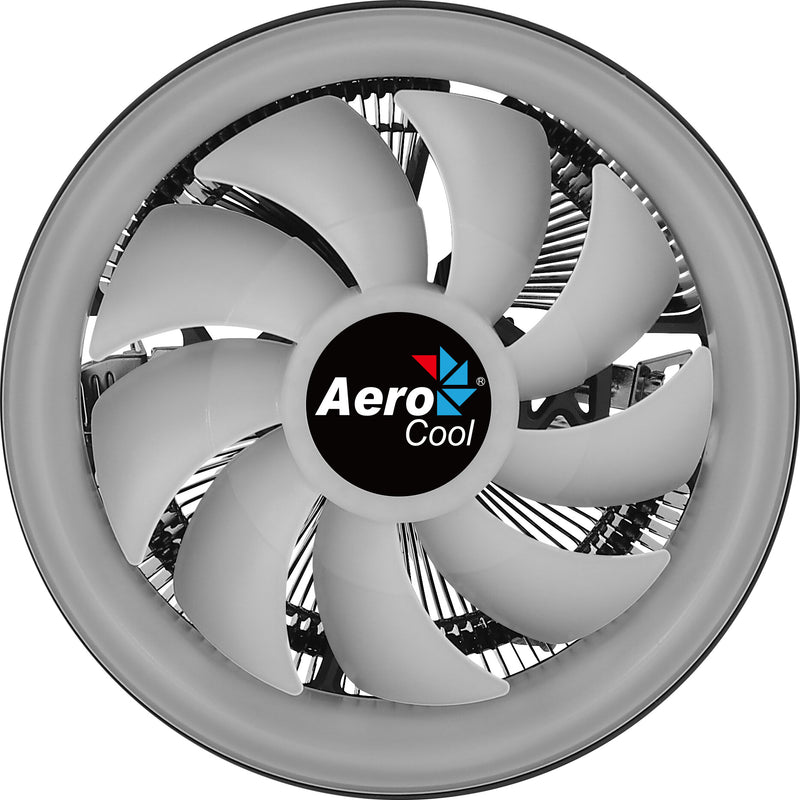 Aerocool Core Plus Processor Cooler 13.6 cm Black, White