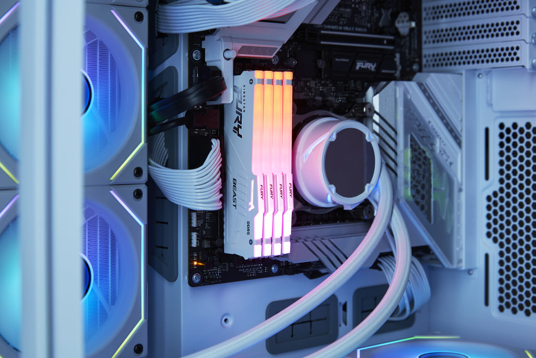 Kingston Technology FURY Beast 32GB 6000MT/s DDR5 CL36 DIMM White RGB EXPO - image 6