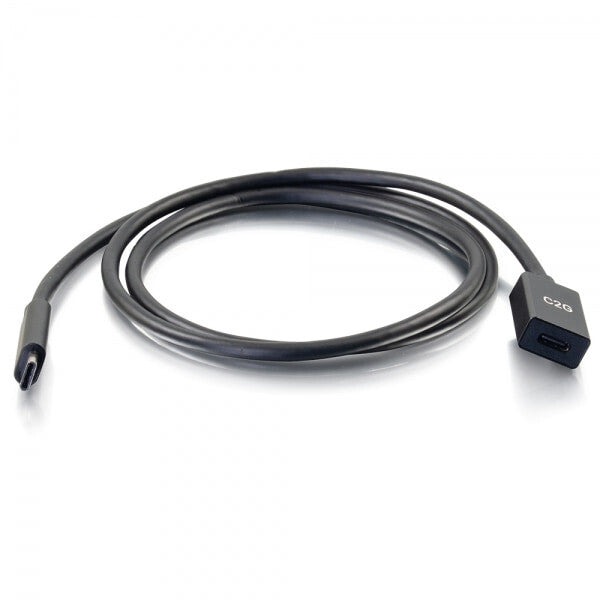 C2G 3ft USB-C to C 3.1 (Gen 1) Male to Female Extension Cable (5Gbps) - image 2
