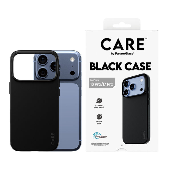 PanzerGlass CARE™ by ® TPU Case Black iPhone 18 Pro | 17 Pro