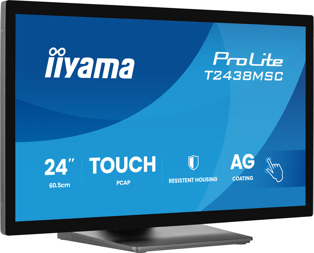 iiyama ProLite T2438MSC-B2 computer monitor 23.8" 1920 x 1080 pixels Full HD LED Touchscreen Black - image 2
