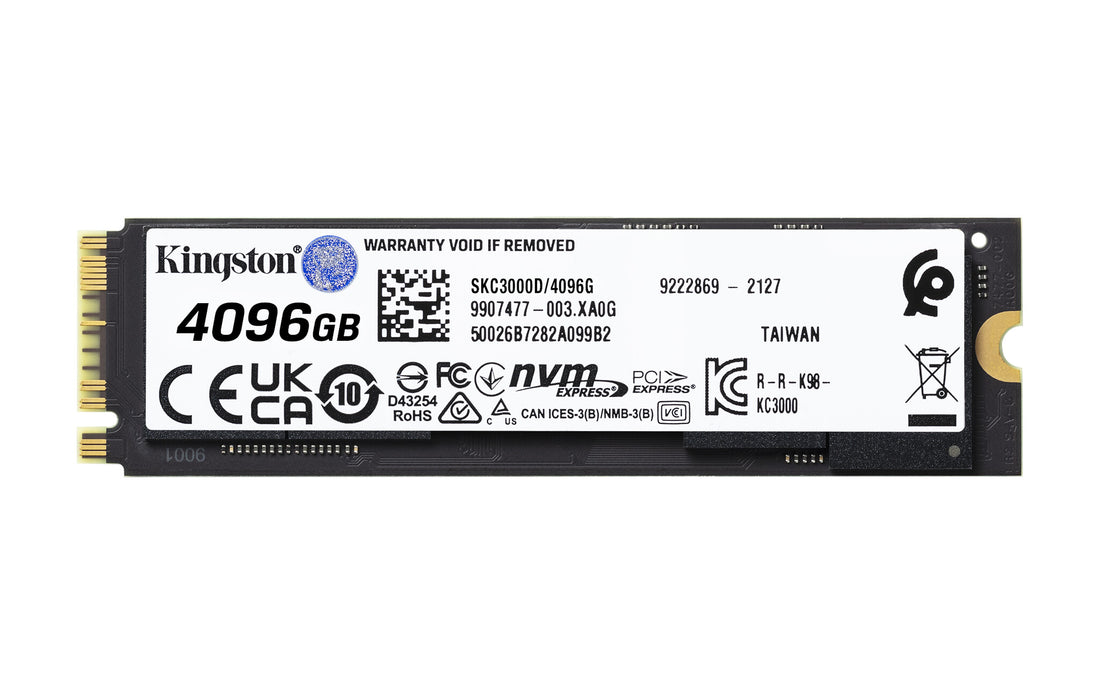 Kingston Technology 4096G KC3000 M.2 2280 NVMe SSD - image 2