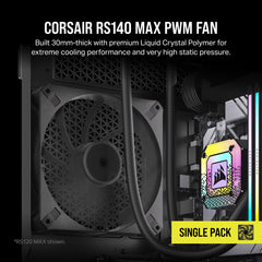 Corsair RS140 MAX Computer case Fan 14 cm Black 1 pc(s)
