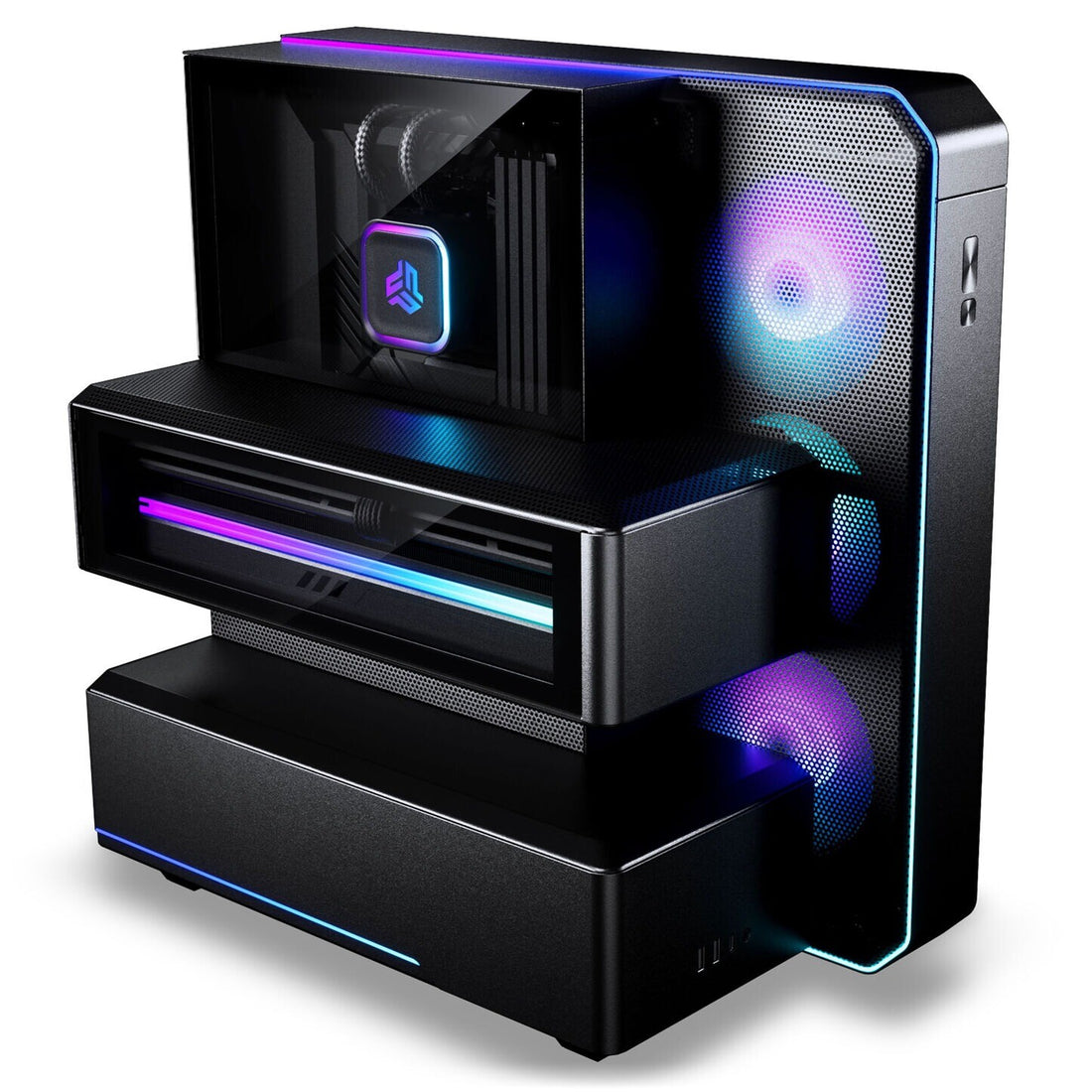 Phanteks EX5 PLUS Mid Tower Chamber Case with 360 AIO - Satin Black