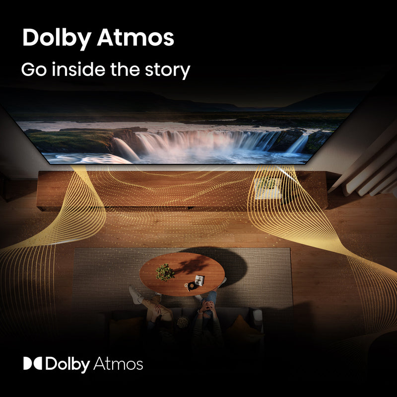 Hisense 55" A85QTUK OLED Smart AI TV with Freely