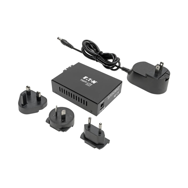 Tripp Lite N785-INT-SC-SM Gigabit Singlemode Fiber to Ethernet Media Converter, SC, 1310 nm, 20 km (12.4 mi.)