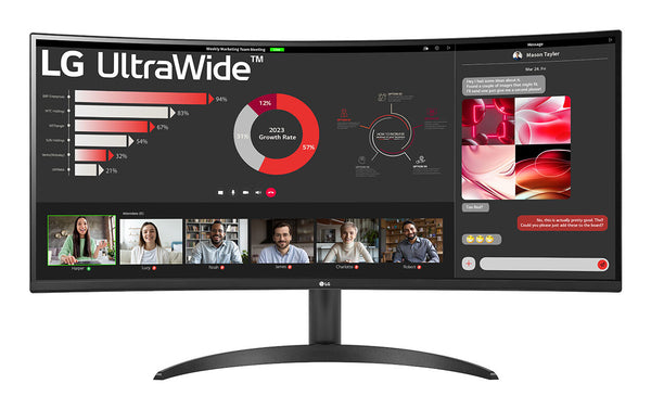 LG 34" UltraWide QHD Monitor (34WR50QK-B)
