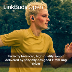 Sony LinkBuds Open WFL910B headphones/headset Wireless In-ear Calls/Music Bluetooth Black