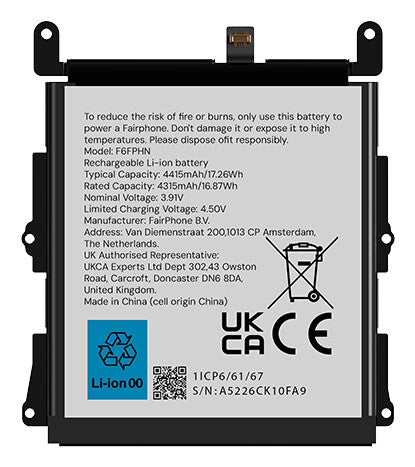 Fairphone Gen. 6 Replacement Battery (F6BATT-1ZW-WW1) - image 2