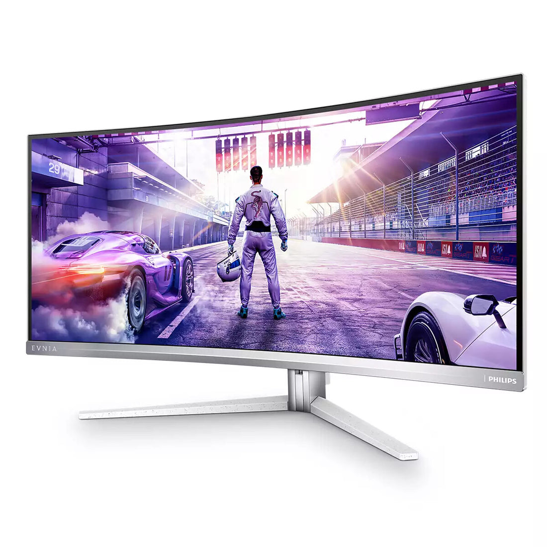 Philips 34M2C8600P computer monitor 86.4 cm (34") 3440 x 1440 pixels UltraWide Quad HD OLED White