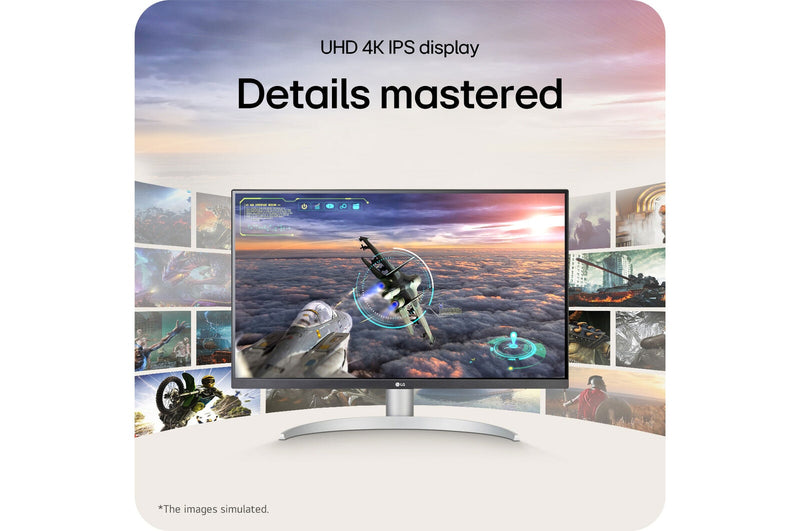 LG 27UP650K-W computer monitor 68.6 cm (27") 3840 x 2160 pixels 4K Ultra HD White