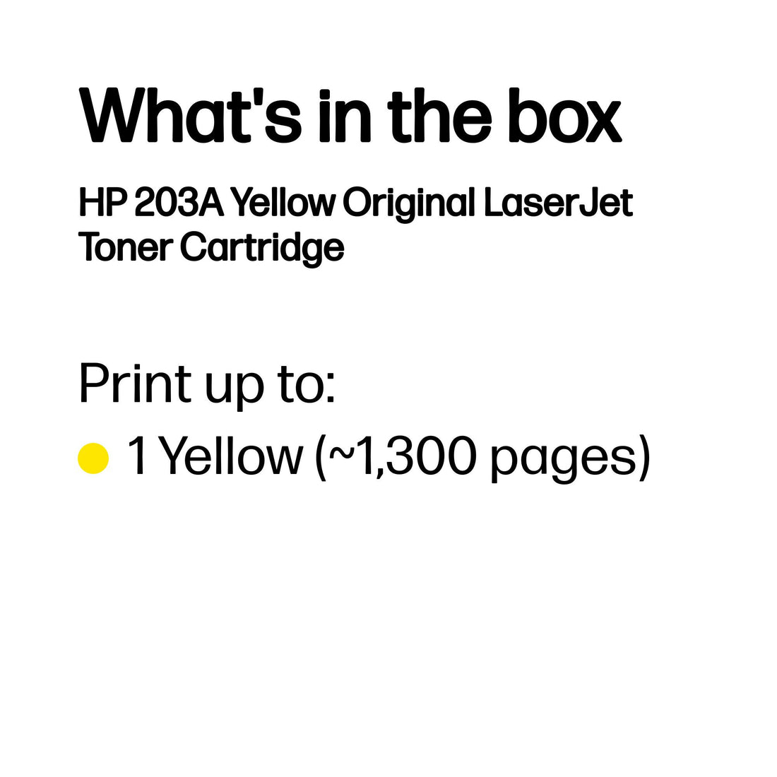 HP 203A Yellow Original LaserJet Toner Cartridge - image 3