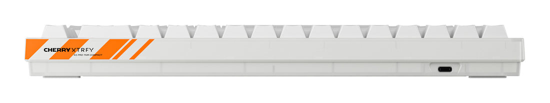 CHERRY K5 PRO TMR COMPACT keyboard Gaming USB QWERTY US English Orange, White - image 2