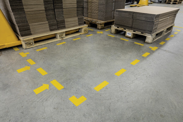 Durable 170504 self-adhesive label Permanent Yellow 10 pc(s)