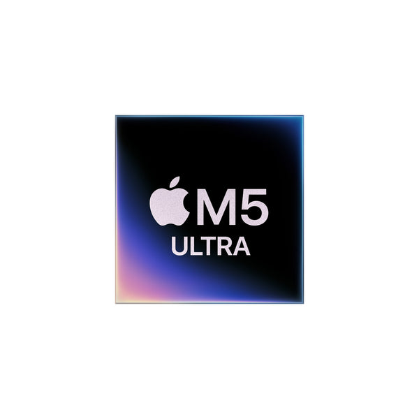 Apple Mac Studio, Silver, M5 Ultra chip with 36‑core CPU, 80‑core GPU, 32‑core Neural Engine, 96GB unified memory, 4TB SSD, 10 Gigabit Ethernet, EU Power Supply