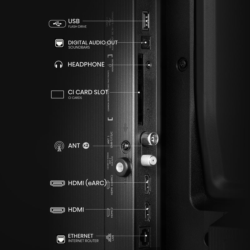 Hisense 40" E5QTUK QLED FHD Smart TV with Freely
