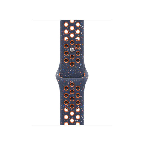 Apple MYJX3ZM/A smart wearable accessory Band Blue, Orange Fluoroelastomer