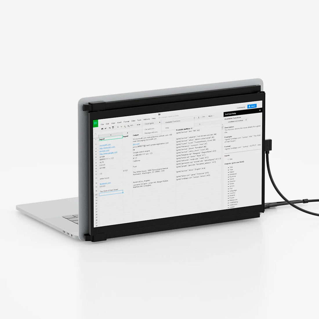 Mobile Pixels Duex Max DS computer monitor 14.1" 1920 x 1080 pixels Full HD LCD Black - image 4