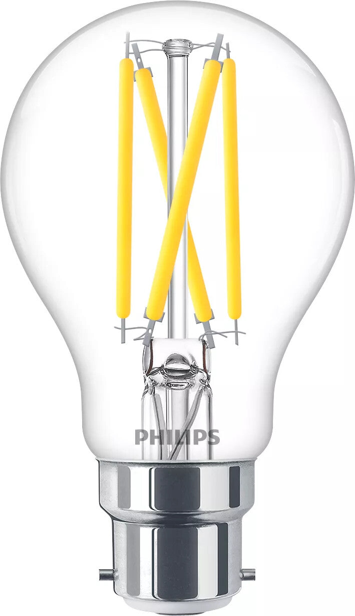 Philips Filament Bulb Clear 60W A60 B22