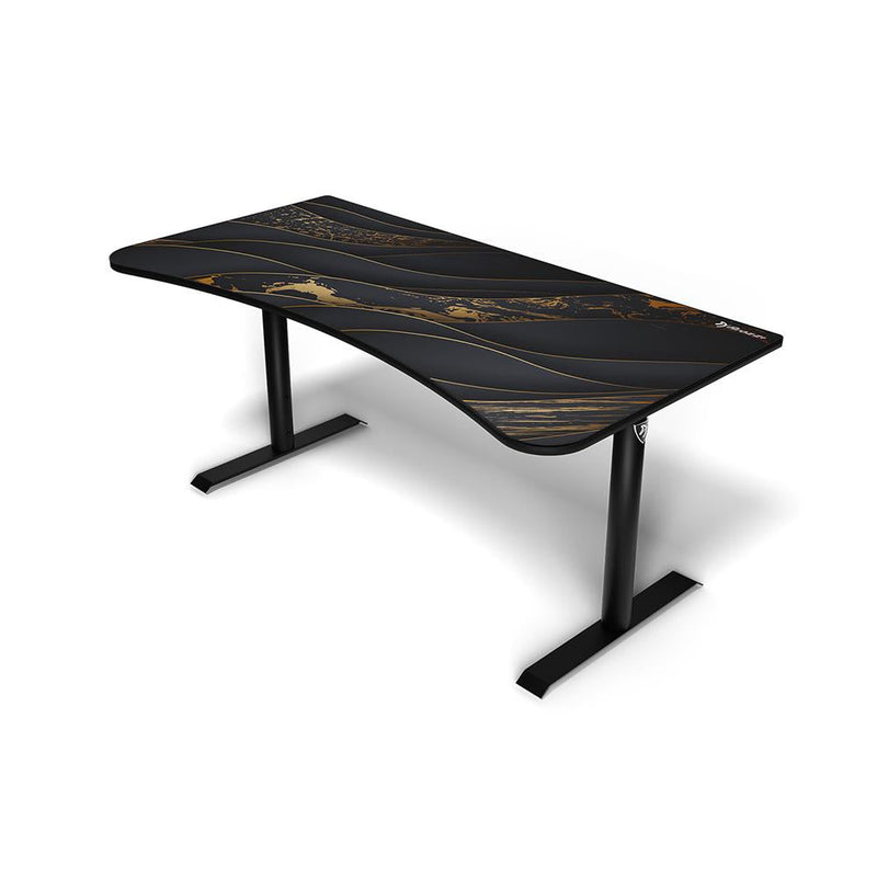 Arozzi Arena Gaming Desk - Black Gold