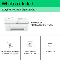 HP DeskJet 4220e Wireless All-in-One Color Printer, Instant Ink; Copier, Scanner