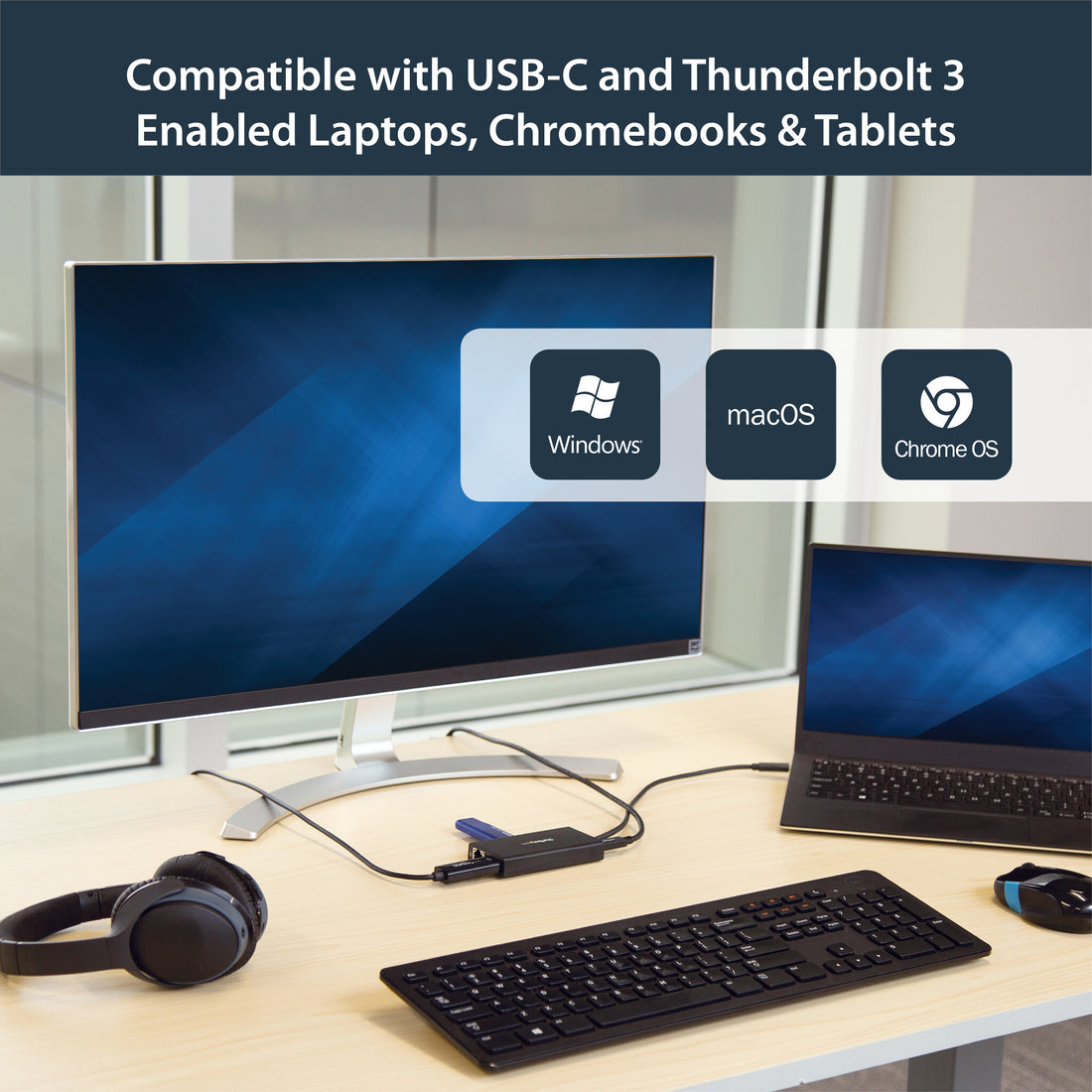 StarTech.com USB-C Multiport Adapter - USB-C Travel Docking Station with 4K HDMI - 60W Power Delivery - image 11