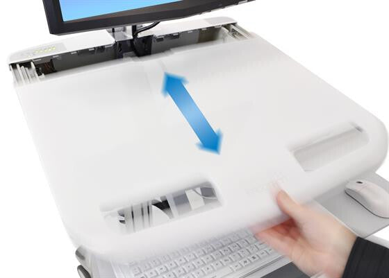 Styleview Ergotron StyleView White Flat panel Multimedia cart | Back to the Office