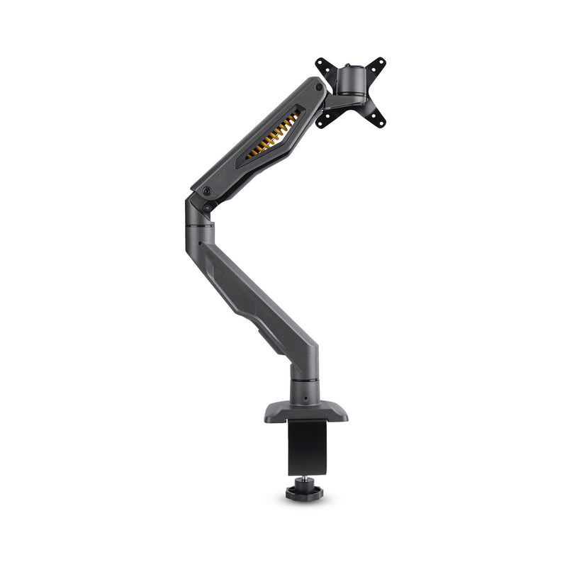 StarTech.com Desk Mount Monitor Arm, Up To 32" Display, Max 22lb/10kg, VESA 75x75/100x100, C-Clamp, Fully Articulating, Mechanical Spring, TAA-compliant