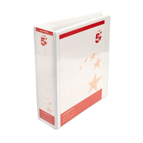 5Star 933112 ring binder A4 Red, White