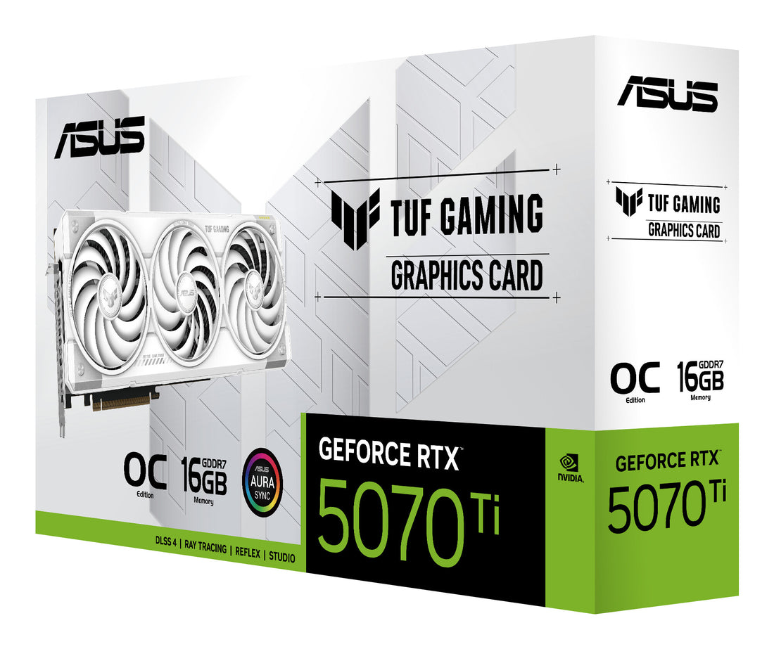 ASUS TUF Gaming TUF-RTX5070TI-O16G-WHITE-GAMING NVIDIA GeForce RTX 5070 Ti 16 GB GDDR7 - image 9