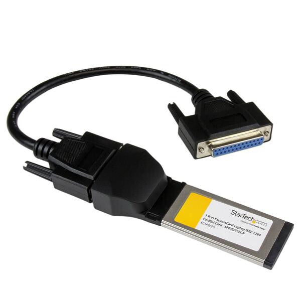StarTech.com 1 Port ExpressCard Laptop Parallel Adapter Card - SPP/EPP ...