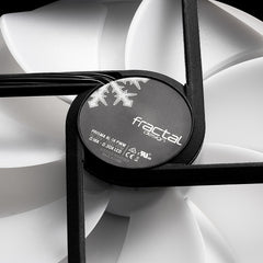 Fractal Design FD-FAN-PRI-AL14-PWM-3P computer cooling system Computer case 14 cm Black, White 1 pc(s)