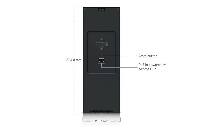 Ubiquiti G3 Intercom Entrance control terminal Black