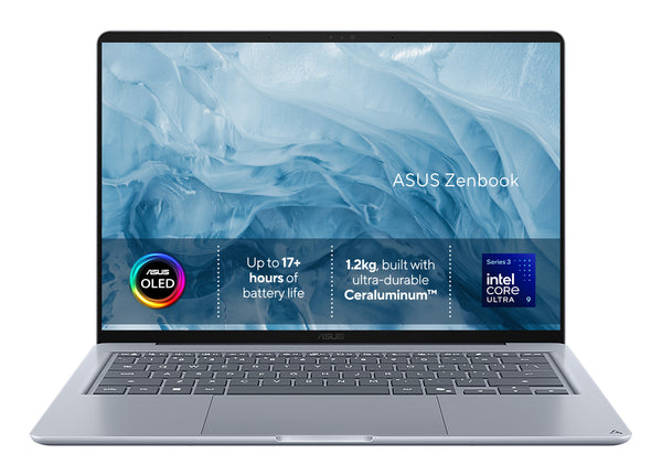 ASUS Zenbook 14 Laptop (90NB1941-M004J0) - Intel Core Ultra 9 386H, 16GB RAM, 512GB SSD, Windows 11 Home