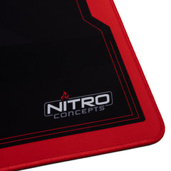 Nitro Concepts Desk Mat 900 x 400mm - Black/Red